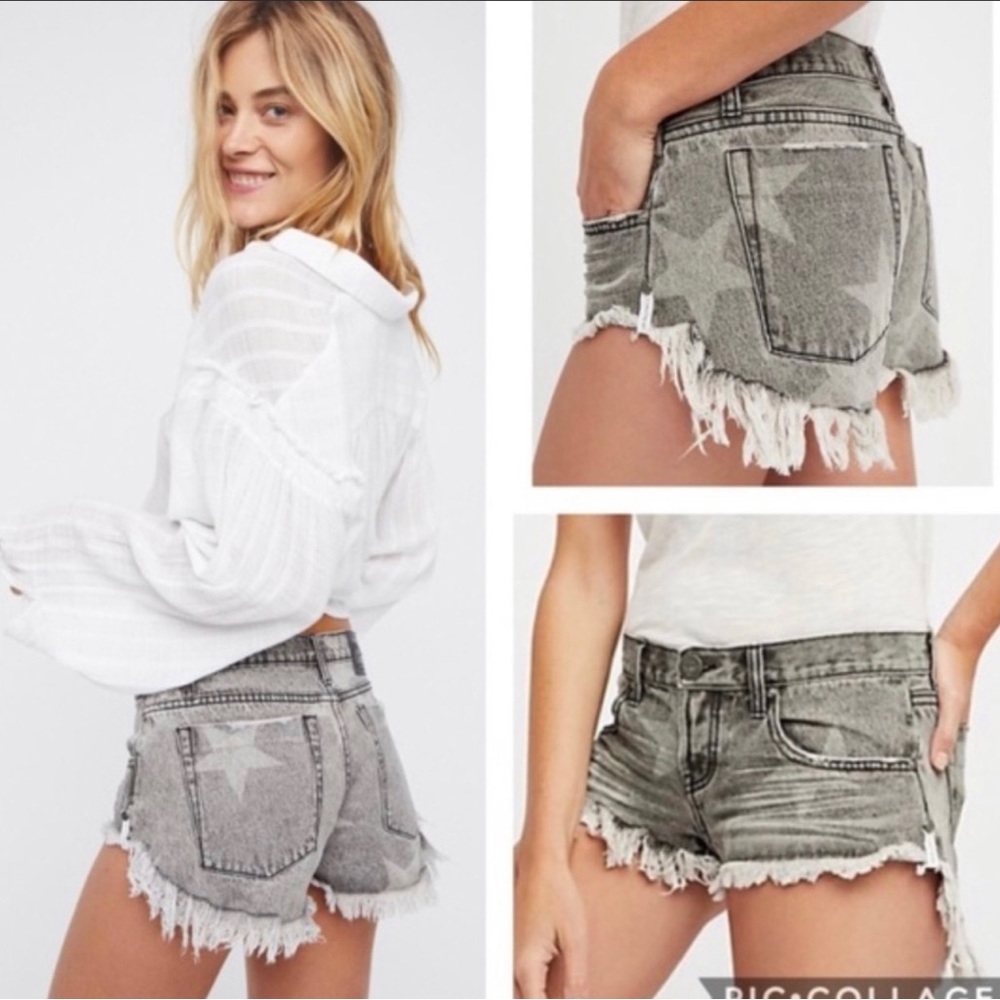 One Teaspoon denim shorts
